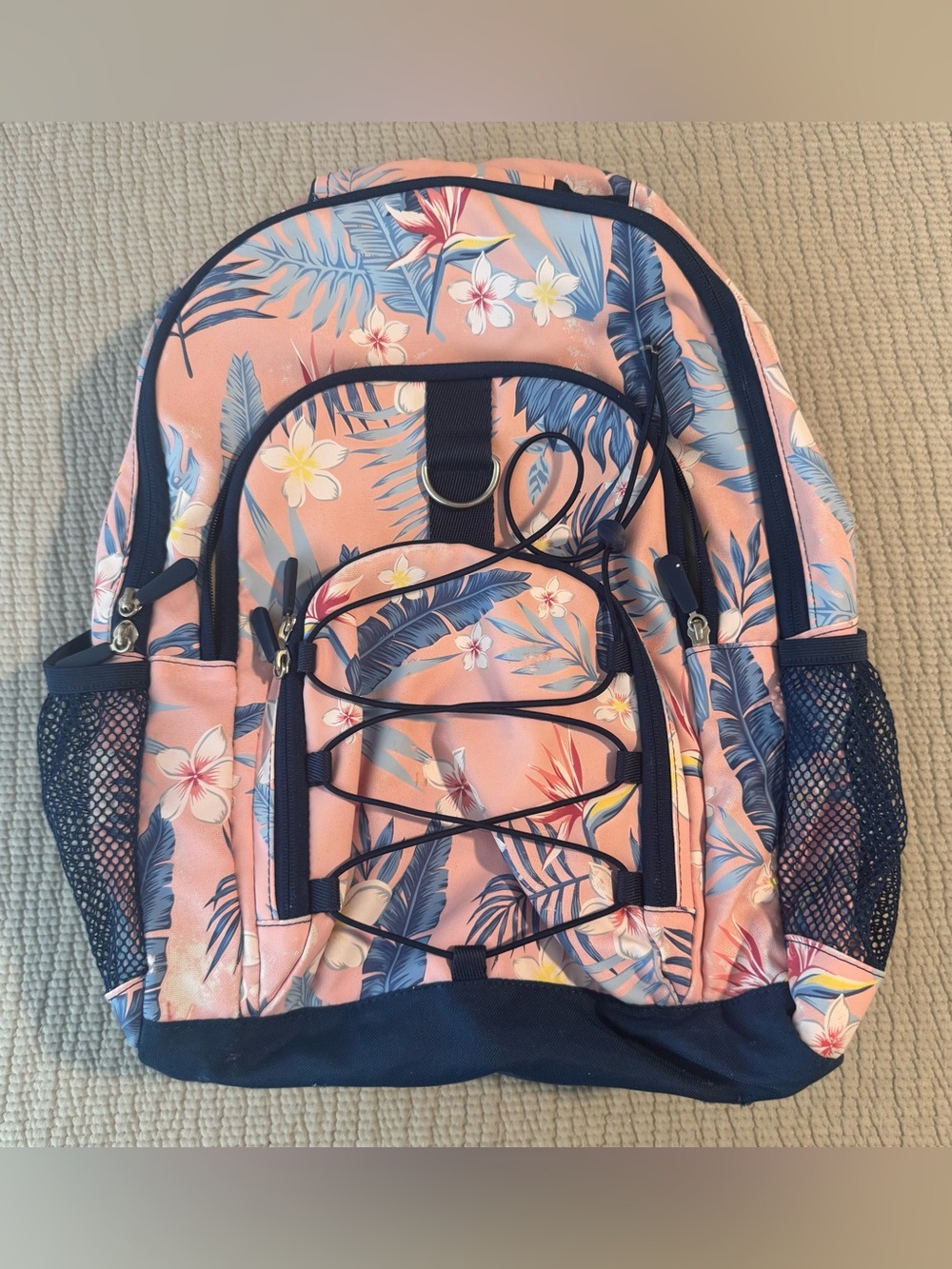 Pottery Barn Teen Backpack in Tropical/Floral Palm Print